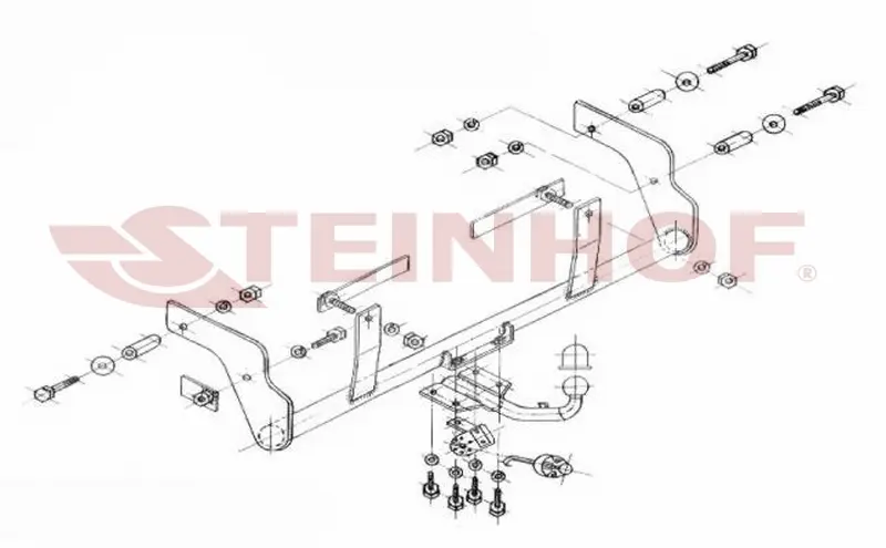 Tilhengerfeste RENAULT Kangoo I (4x4) 10/2001 - 2008 – bilde 2