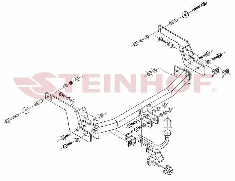 Tilhengerfeste RENAULT Laguna 5D 03/2001 - 09/2007