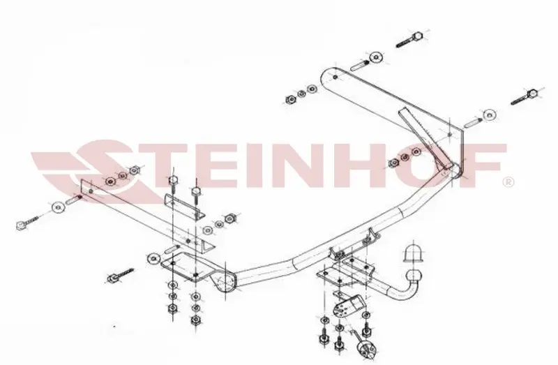 Tilhengerfeste RENAULT Laguna 5D 04/1994 - 02/2001 – bilde 2