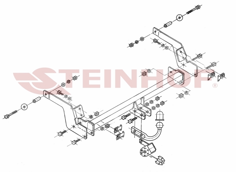 Tilhengerfeste RENAULT Laguna Grand Tour 03/2001 - 01/2008 – bilde 2