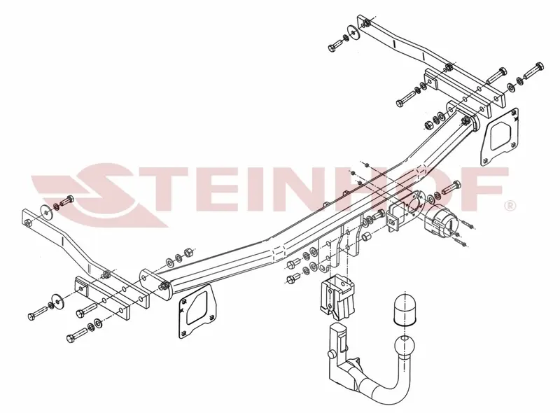 Tilhengerfeste RENAULT Megane III 5D 10/2012 - 12/2015