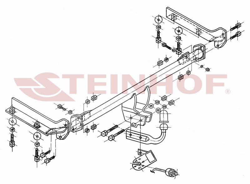 Tilhengerfeste ROVER Serie 400 5D 05/1995 - 12/1999