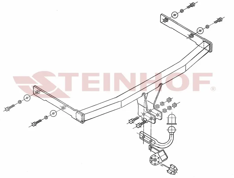 Tilhengerfeste SEAT Cordoba 4D 01/2003 - 2010 – bilde 2