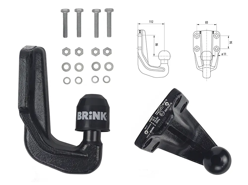Tilhengerfeste senket Brink 50 mm - (83 x 56) Image 6