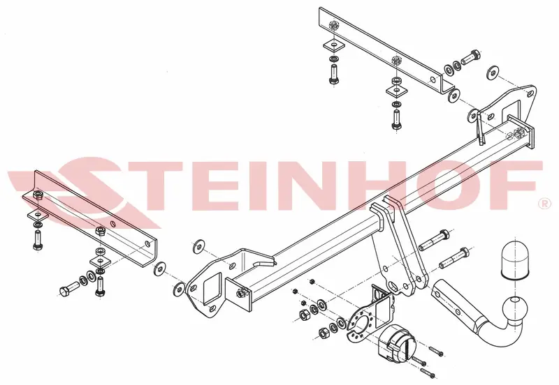 Tilhengerfeste SUBARU Impreza (5D)
(GH) (eksl. WRX) 2007 - 2012