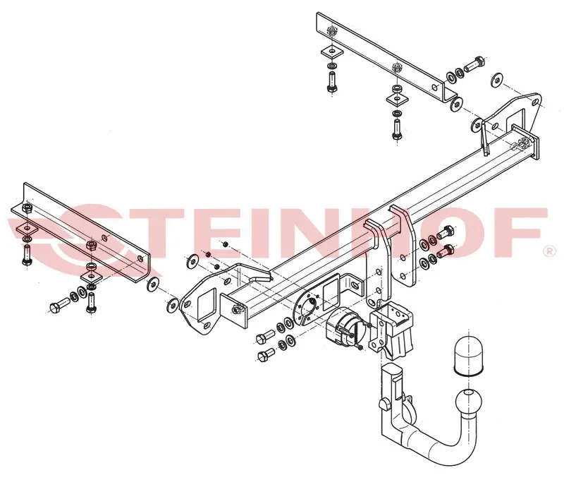 Tilhengerfeste SUBARU Impreza (5D)
(GH) (eksl. WRX) 2007 - 2012