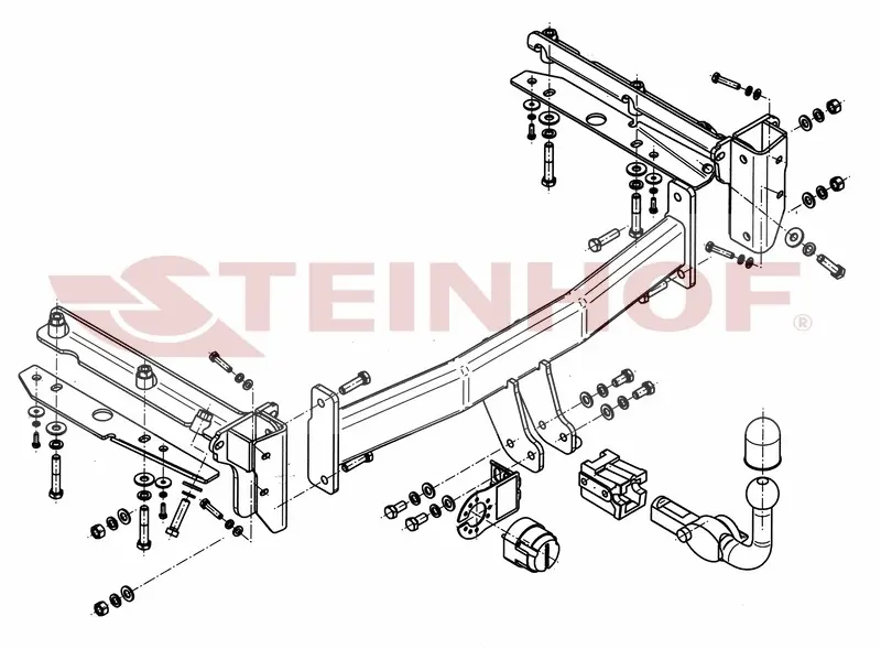 Tilhengerfeste SUBARU Legacy Outback / Stasjonsvogn (BL/BP) 09/2003 - 09/2009