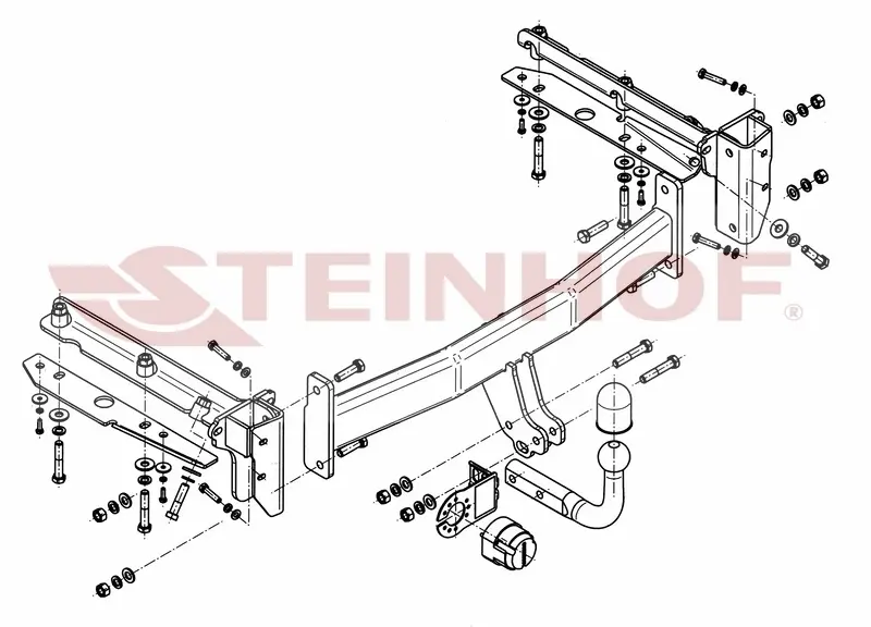 Tilhengerfeste SUBARU Legacy Outback / Subaru Outback III 2003 - 2009 – bilde 2