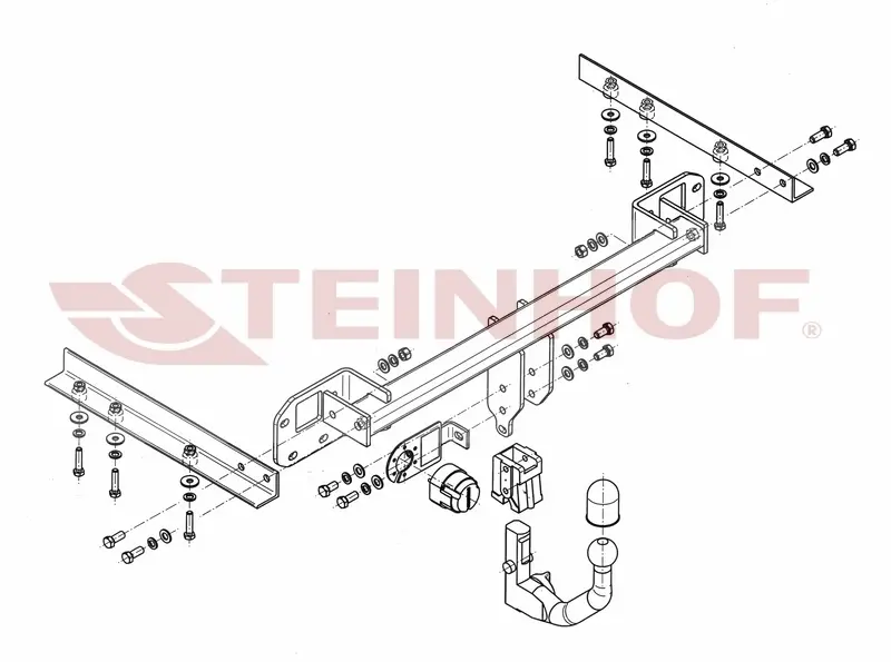 Tilhengerfeste SUBARU Legacy V 4D 09/2009 - ...