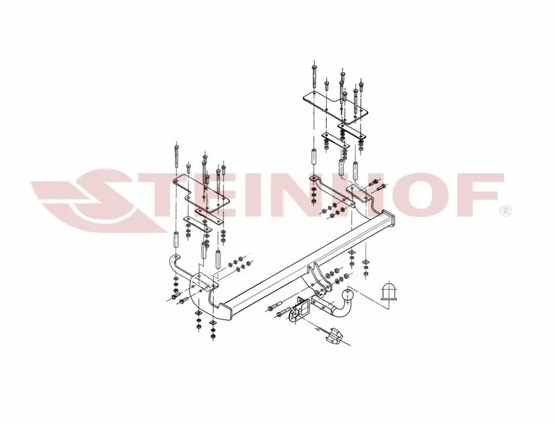 Tilhengerfeste SUZUKI SX4 5D 2WD/4WD 2006 - 2013 – bilde 2