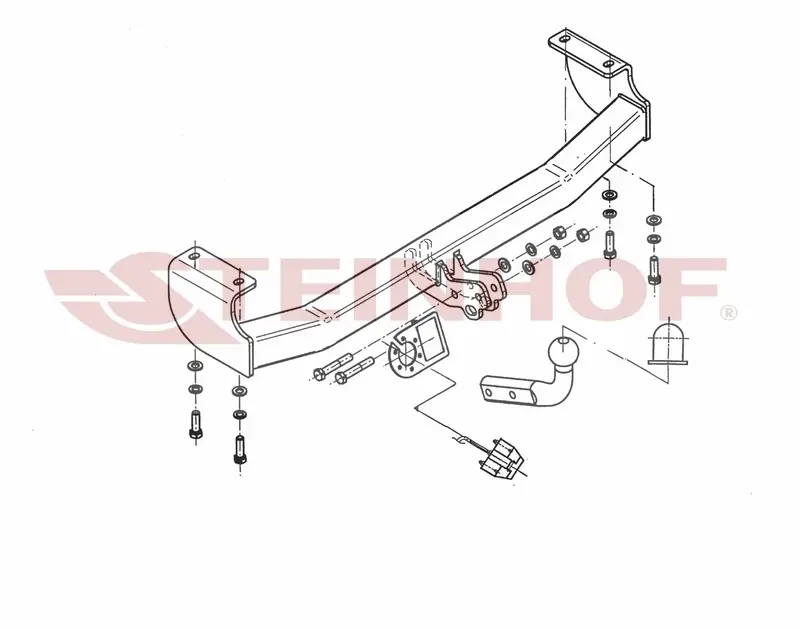 Tilhengerfeste SUZUKI Vitara Grand  1998 - 08/2005 – bilde 2