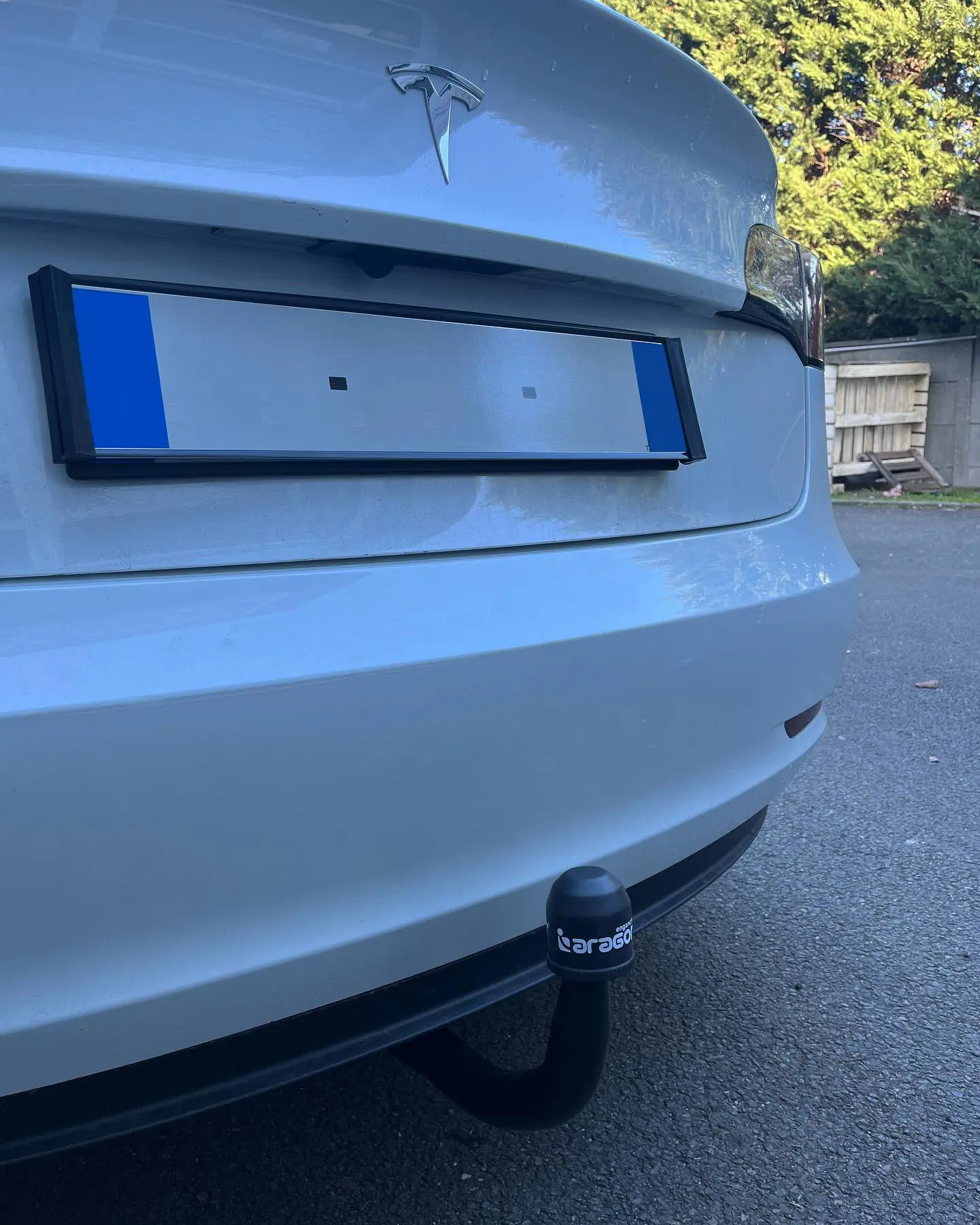 Tilhengerfeste Tesla Model 3 2017 - 2023  | for sykkelstativ og bagasjeboks Image 5