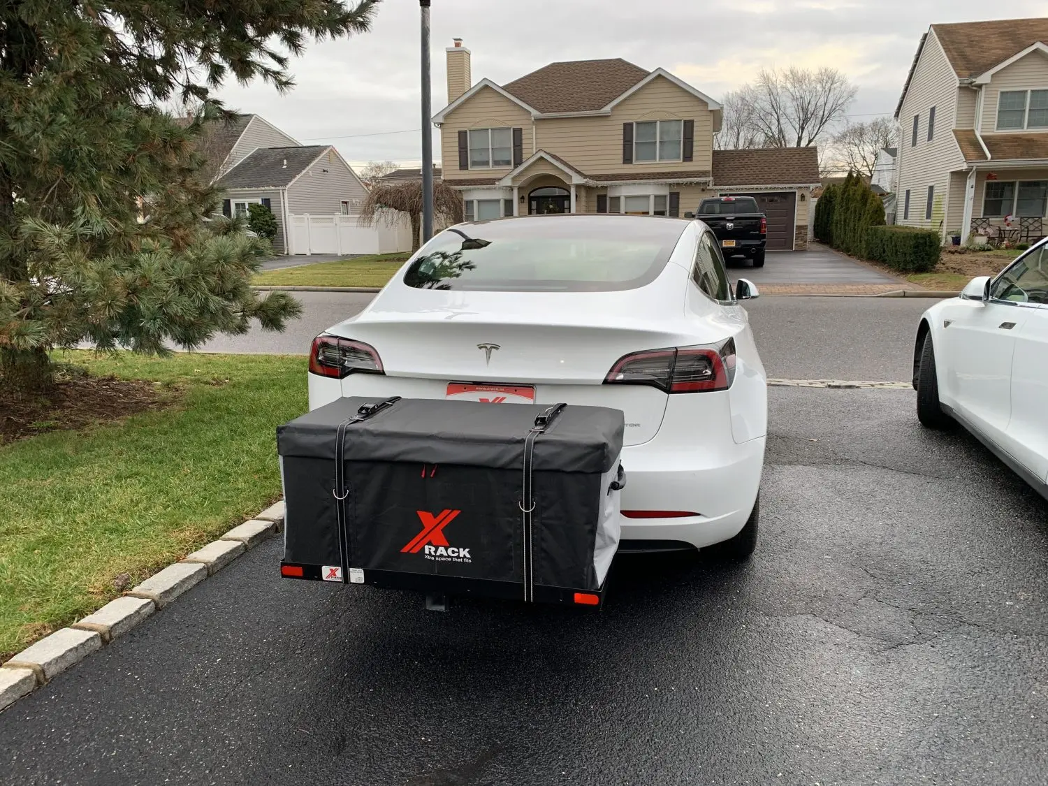Tilhengerfeste Tesla Model 3 2017 - 2023  | for sykkelstativ og bagasjeboks Image 9