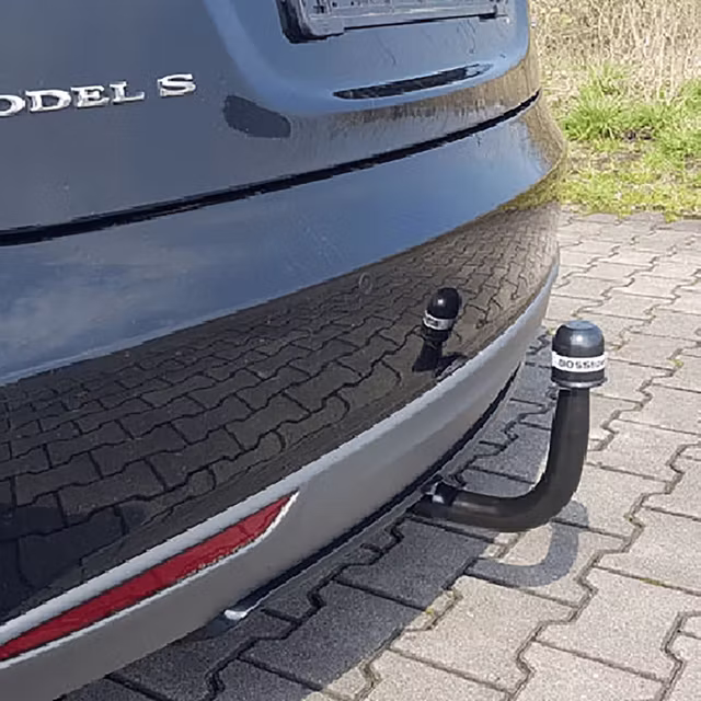 Tilhengerfeste Tesla Model S  | avtagbart - for sykkelstativ og bagasjeboks (med elsett) Image 3