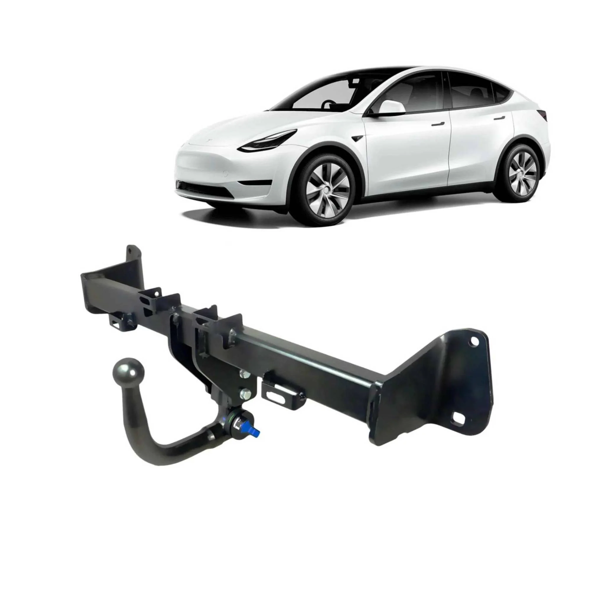 Tilhengerfeste Tesla Model Y 2020 - 2025 | Avtagbart Brink Tow Bar Image 2