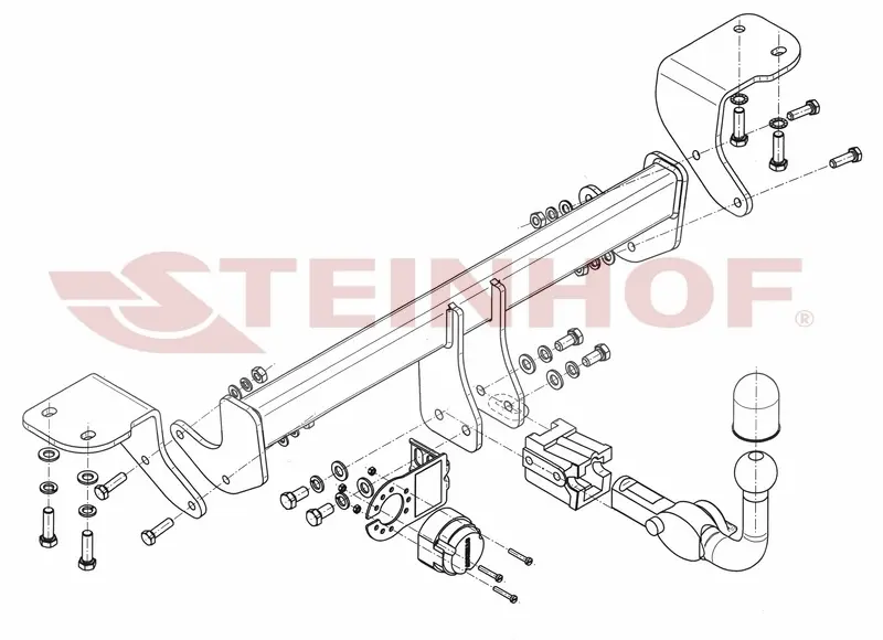 Tilhengerfeste TOYOTA Auris Hybrid Touring Sports(Stasjonsvogn) 2012-2022 – bilde 5