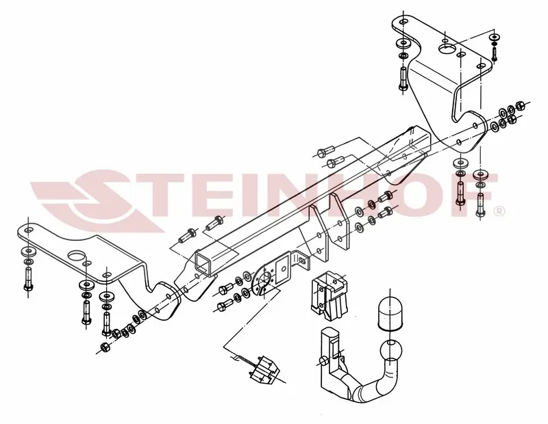 Tilhengerfeste Toyota Avensis III (T27) Stasjonsvogn 2009 - 2018 – bilde 6