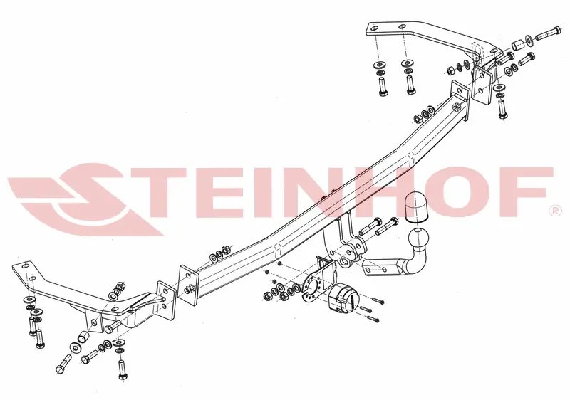 Tilhengerfeste TOYOTA Avensis Verso 2001 - 2006 – bilde 2