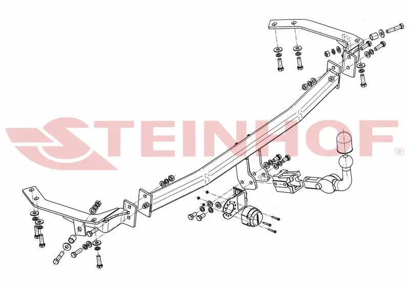 Tilhengerfeste TOYOTA Avensis Verso 2001 - 2006 – bilde 5
