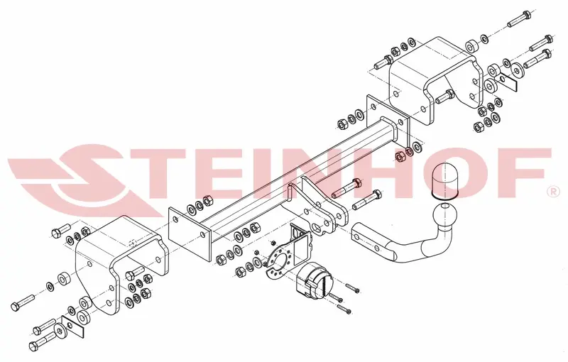 Tilhengerfeste TOYOTA Aygo (Use only as bicycle carrier) 2005 - 2014 – bilde 2