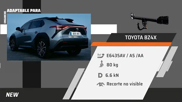 Tilhengerfeste Toyota bZ4X (EA10) 2022 ->  | Avtagbart vertikal Image 3