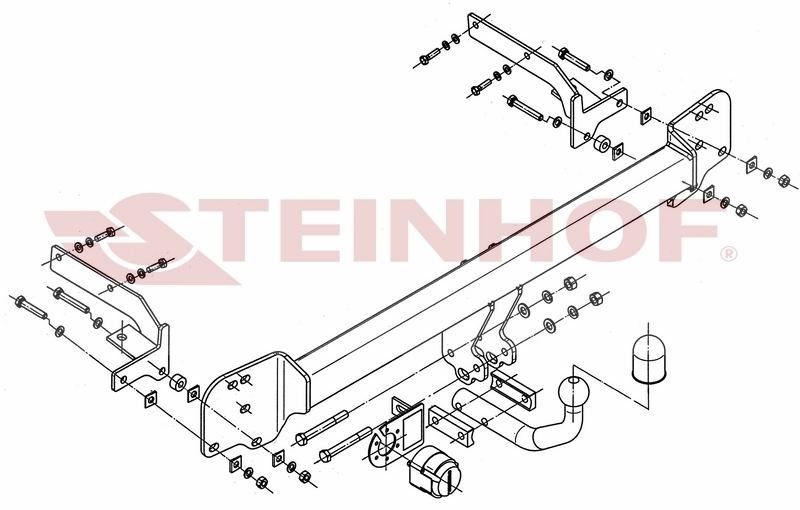 Tilhengerfeste Toyota Camry VI (XV40) 2006 - 2011 │ USA Versjon – bilde 2