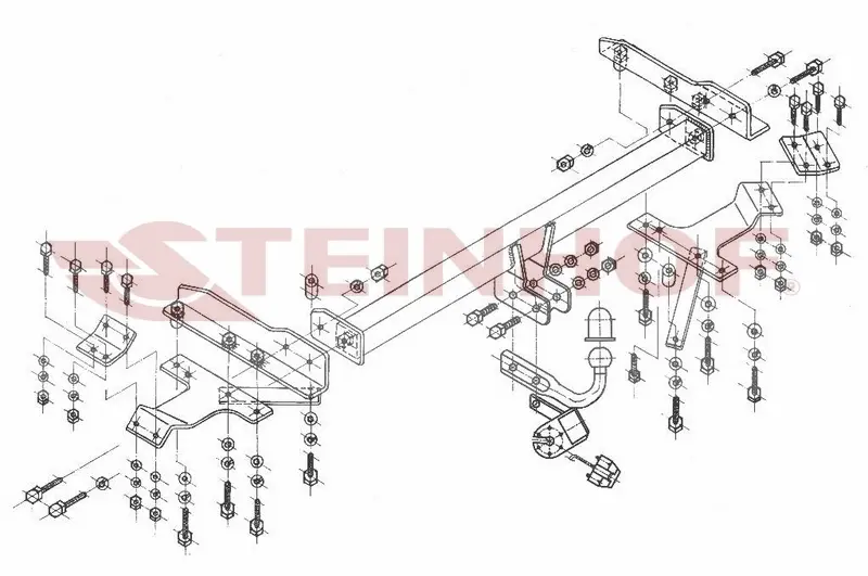 Tilhengerfeste Toyota Corolla Verso II 2004 - 2009 – bilde 3