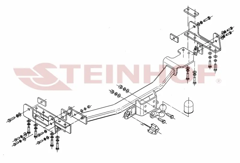Tilhengerfeste Toyota Land Cruiser J100 1998 - 2007 – bilde 2