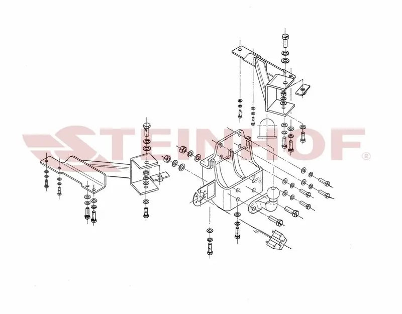 Tilhengerfeste Toyota Land Cruiser J120 2002 - 2009 – bilde 4