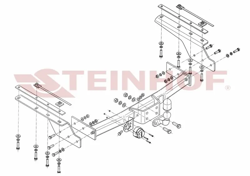 Tilhengerfeste Toyota Land Cruiser J90 1996 - 2002 – bilde 3