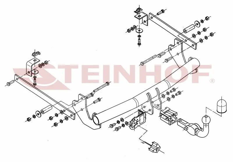Tilhengerfeste TOYOTA ProAce I (inkl. Long L2) 2013 - 2016