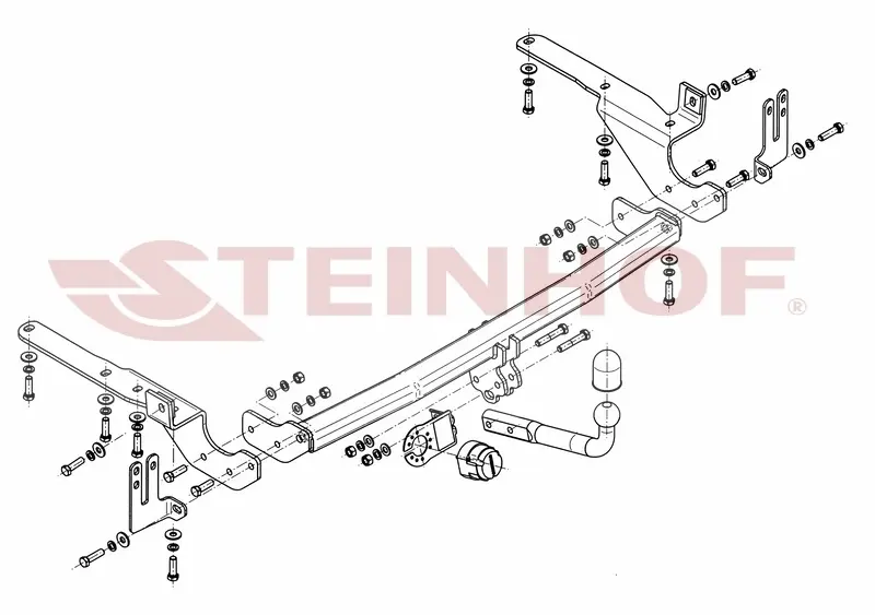 Tilhengerfeste TOYOTA RAV - 4 american version 2006 - 2012 – bilde 5