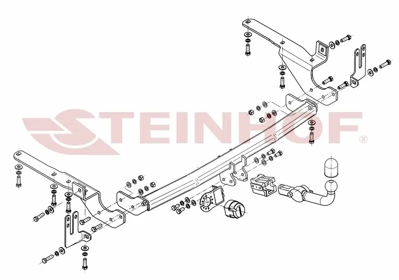 Tilhengerfeste TOYOTA RAV - 4 american version 2006 - 2012 – bilde 5