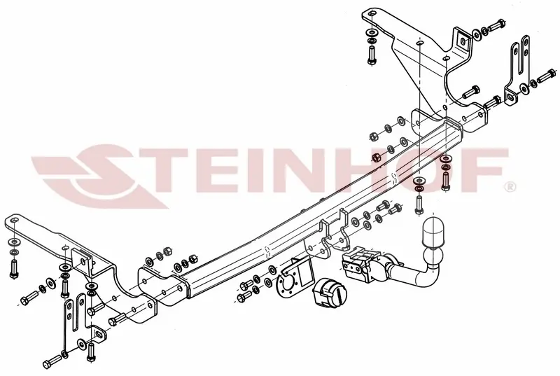 Tilhengerfeste TOYOTA RAV - 4  III without spare wheel on the door 2006 - 2013 – bilde 5