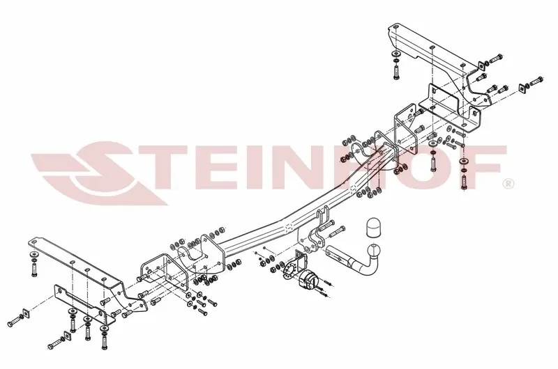 Tilhengerfeste Toyota RAV4 IV 2012 - 2015 – bilde 3