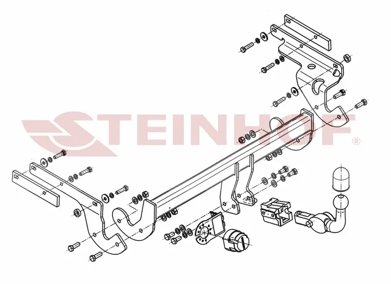 Tilhengerfeste TOYOTA Yaris 3/5D
(P13) 10/2011 - 07/2014 – bilde 5