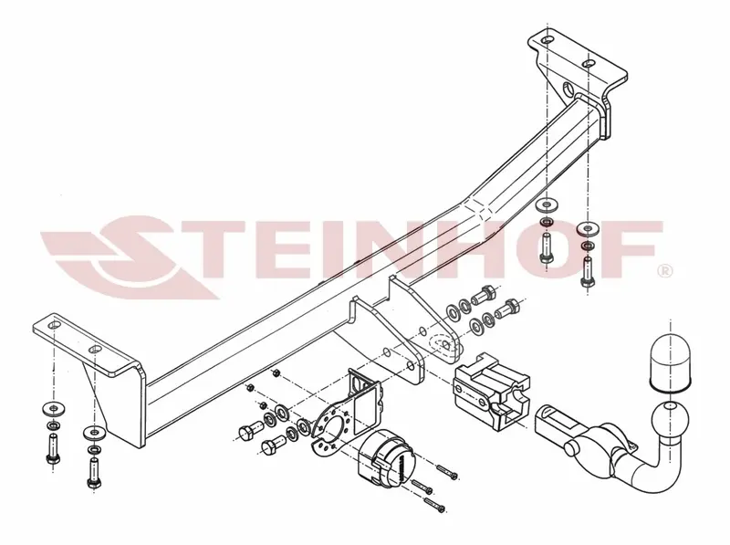 Tilhengerfeste TOYOTA Yaris Verso 1999 - 01/2006 – bilde 5
