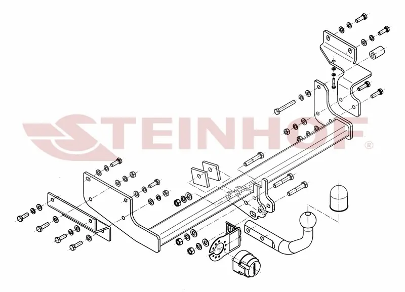 Tilhengerfeste VOLVO V40 Stasjonsvogn 07/2000 - 03/2004 – bilde 2
