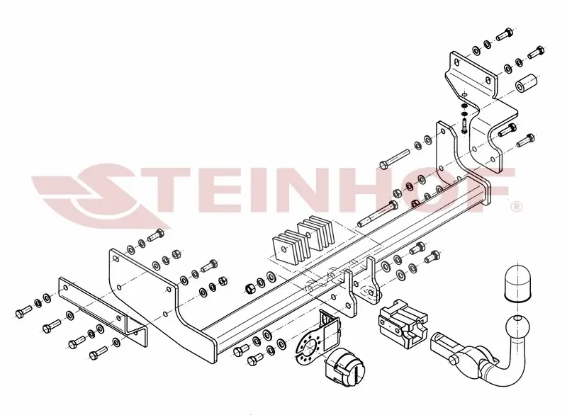 Tilhengerfeste VOLVO V40 Stasjonsvogn 07/2000 - 03/2004 – bilde 5