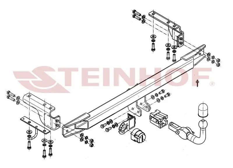 Tilhengerfeste VOLVO XC 70 05/2004 - 09/2007 – bilde 5
