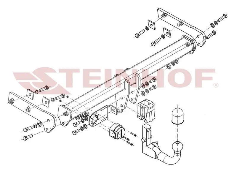 Tilhengerfeste VOLVO XC 70 05/2011 - ... – bilde 6