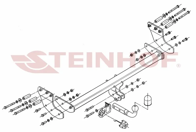 Tilhengerfeste VOLVO XC 90 2003 - 2015 – bilde 3