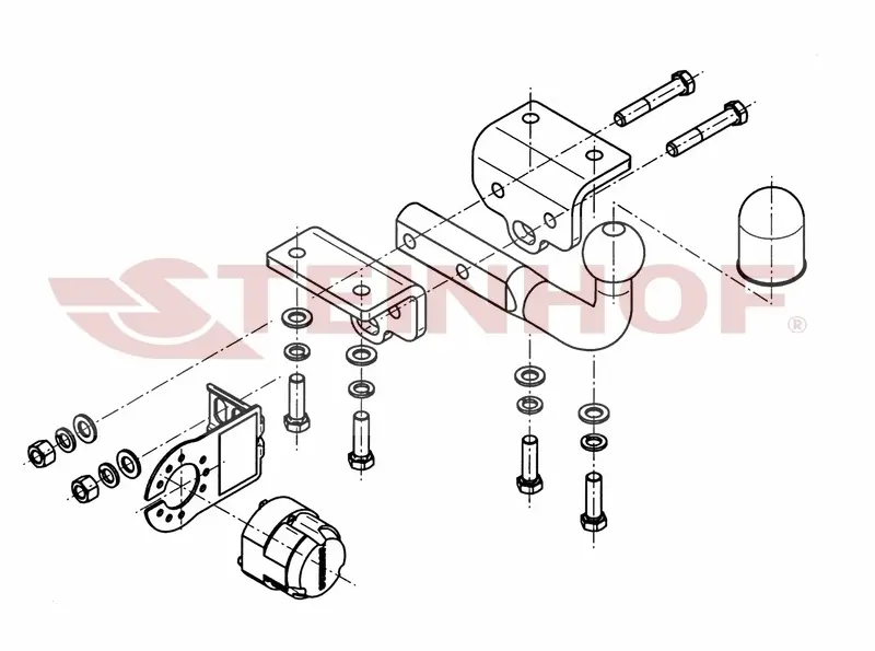Tilhengerfeste VW Amarok I 2009 -  2020 – bilde 4