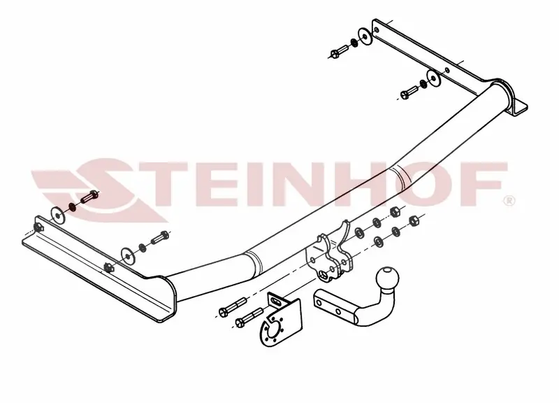 Tilhengerfeste VW Golf III Stasjonsvogn 10/1993 - 07/1999 – bilde 2