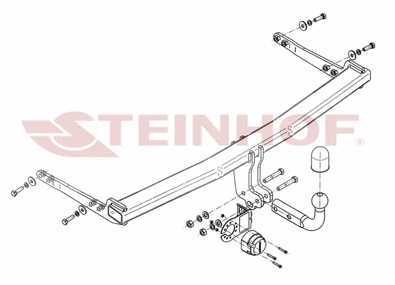 Tilhengerfeste VW Golf VII Hatchback 2012 - 2020 – bilde 3