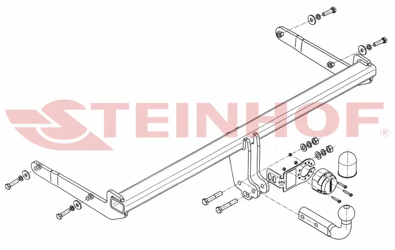 Tilhengerfeste VW Golf VII Hatchback 2012 - 2020 – bilde 2