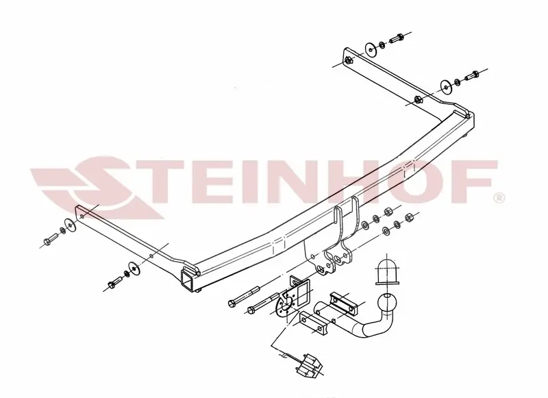 Tilhengerfeste VW Jetta V 4D 2005 - 12/2010 – bilde 3