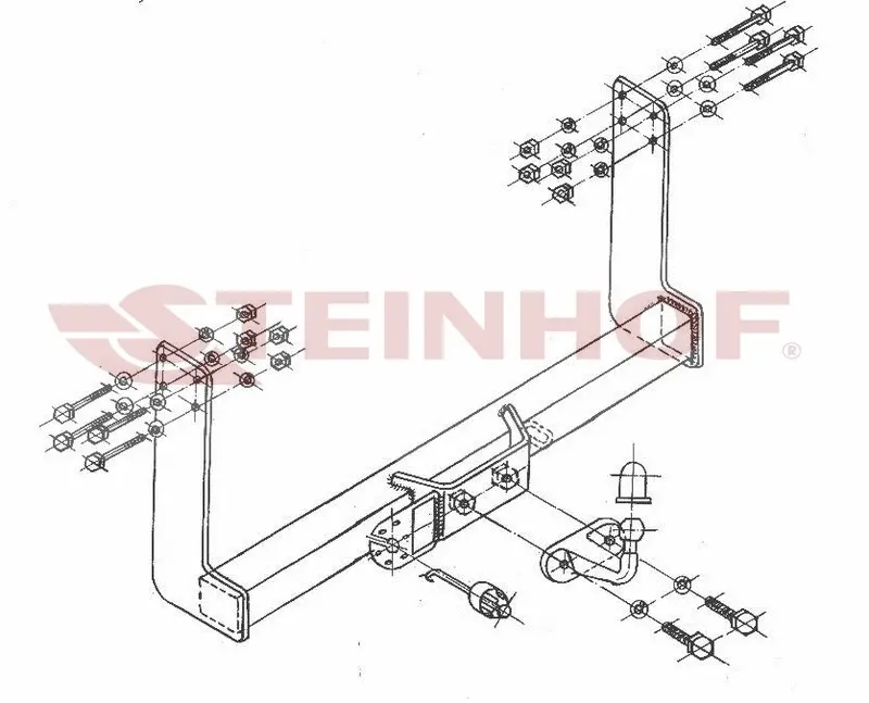 Tilhengerfeste VW LT 46 Box Van (double wheels) 1995 - 2006 – bilde 2