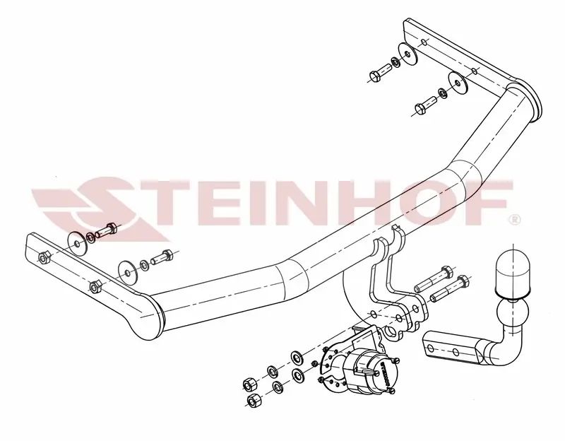 Tilhengerfeste VW Lupo 3D 10/1998 - 2005 – bilde 2