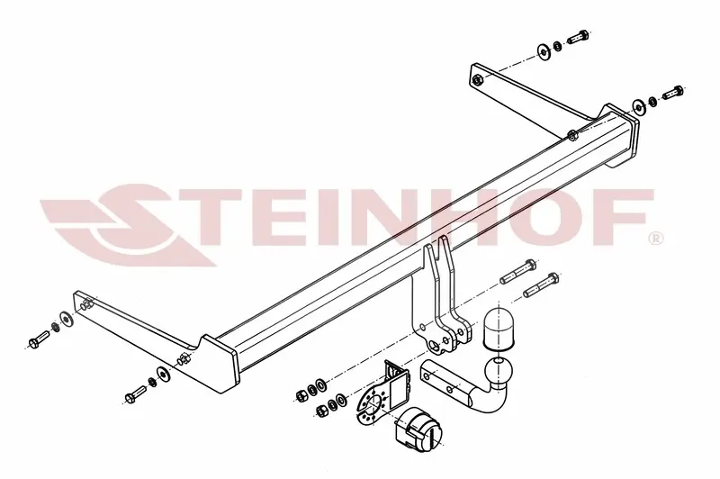 Tilhengerfeste VW Passat Alltrack Stasjonsvogn (B7) / (3C) 2011 - 2014 – bilde 3